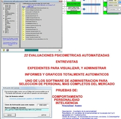 Software de 22 Pruebas Psicométricas - Informes Automatizados