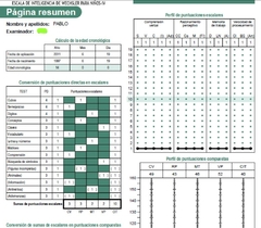 WISC IV - Software Automático -Ilimitado en Instalaciones- en internet