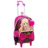 MOCHILA BARBIE COM POMPOM DE CARRINHO