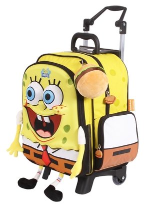 MOCHILA BOB SPONJA 3D DE CARRINHO na internet