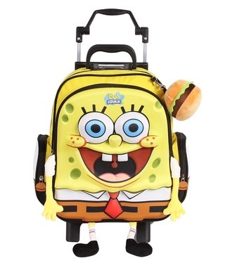 MOCHILA BOB SPONJA 3D DE CARRINHO