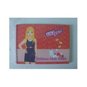 CADERNO MEIA PAUTA MINHAS AMIGAS CP.DURA 96 FLS