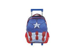 MOCHILA CAPITÃO AMERICA COM ESCUDO DE CARRINHO - comprar online