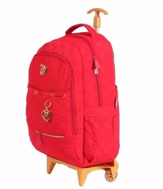 MOCHILA CAPRICHO DE CARRINHO VERMELHA - comprar online