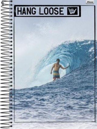 CADERNO HANG LOOSE 200 FLS 10 MAT. FORONI