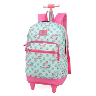 MOCHILA FLAMINGO DE CARRINHO