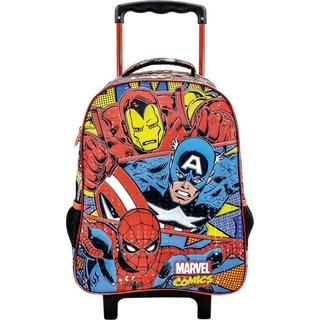 MOCHILA MARVEL COMICS DE RODINHA