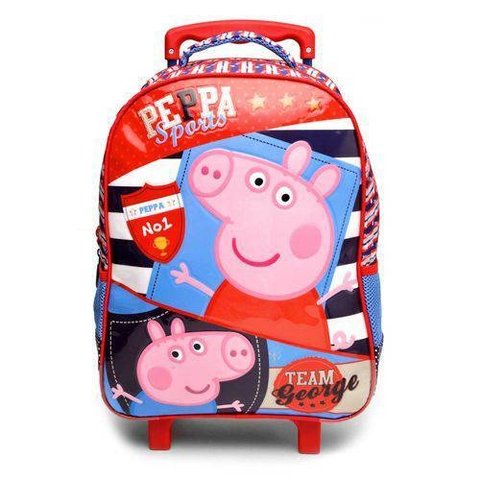 MOCHILA PEPPA PIG GEORGE DE CARRINHO