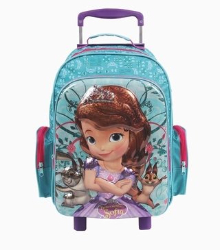 MOCHILA PRINCESA SOFIA 3D DE CARRINHO