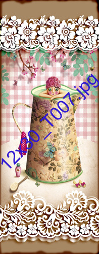 Láminas para decoupage autoadhesivas 12x30 Modelo TA007