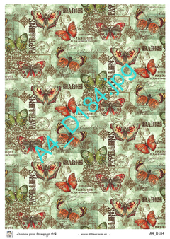 Láminas para decoupage A4 Modelo LDC 184