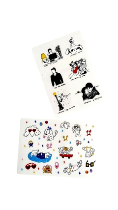 Planchita de stickers pelis - comprar online