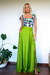 Maxi Falda Bless (Verde Oliva) - tienda online