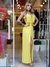 Vestido longo c/ transpasse amarelo City Blue - loja online
