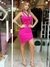 Vestido bordado pink Max Glamm - loja online
