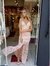 Vestido longo macramê rosê Max Glamm - Le' Zanty Moda Feminina