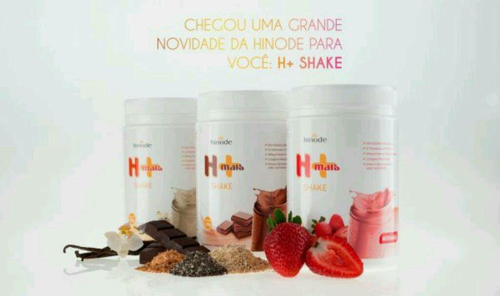 Kit Shake de Morango e Chá H+ Sabor Limão - Hinode