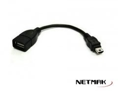 Adaptador USB(h) a MiniUSB 5pin(m)