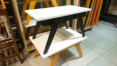 Mesa Ratona Nordica Escandinava 70x50, Patas Negras  !!!! - SOHO DESIGN