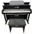 Piano Armario Harmonia HS 88 Roma Preto