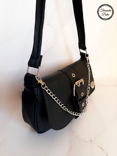 Cartera Tremenda Pinta Manila Negra - comprar online