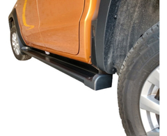 Estribos Aluminio Negro Amarok Hilux Ranger S10 Frontier Alaskan - comprar online