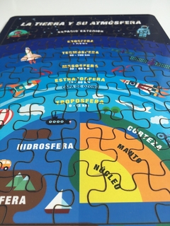 PUZZLE EDUCATIVO: LA TIERRA Y SU ATM�SFERA DE 48 O 70 PIEZAS - comprar online