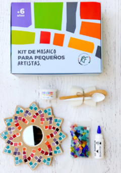 Kit de Mosaico para pequeños artistas Mandala con espejo