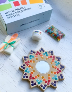 Kit de Mosaico para pequeños artistas Mandala con espejo - comprar online