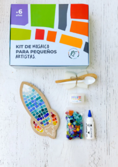 Kit de Mosaico para pequeños artistas cohete