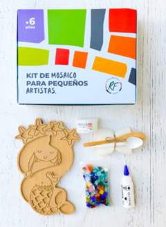 Kit de Mosaico para pequeños artistas sirena - comprar online