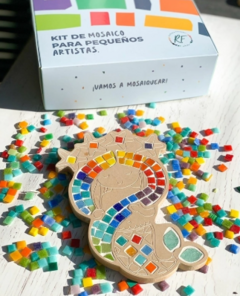 Kit de Mosaico para pequeños artistas sirena - Malka Juegos