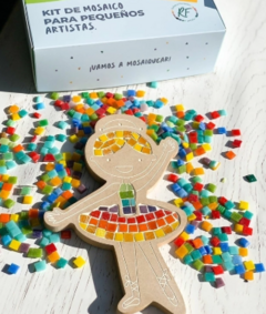 Kit de Mosaico para pequeños artistas bailarina en internet