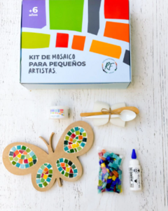 Kit de Mosaico para pequeños artistas Mariposa