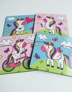 PUZZLE DID�CTICO X 4: UNICORNIOS de 2 O 4 PIEZAS - comprar online