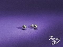 AR 659 - Aros de Plata 925 - Bolitas n°7 (7 mm)