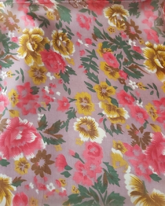 CH 665 - Pañoletas estampadas - Importadas de India - 100% seda - 1 m x 1 m - FLORES en internet