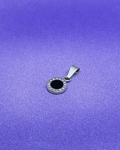 D 0963 - Dije de acero centro negro (20 mm)