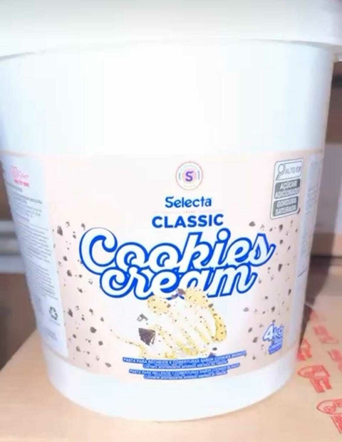 PASTA P/RECH 4KG COOKIES CREAM SELECTA CLASSIC