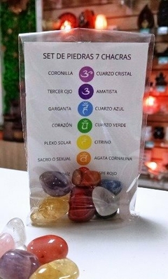 kit 7 piedras 7 chakras en internet