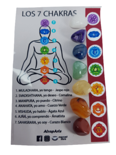 kit 7 piedras 7 chakras