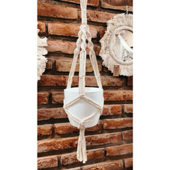 Porta Maceta Macrame