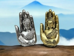 IMAGEN GANESH/BUDA EN MANO 17 X 10 CM - comprar online