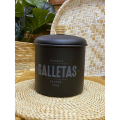 LATA GALLETAS NEGRA