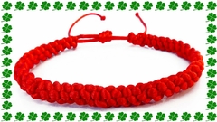 PULSERA ROJA TRANZADA "ALTA PROTECCIÓN" ORIGEN ECUADOR