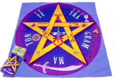 PAÑOS DE TAROT CON BOLSITA 70 × 70 CM - tienda online