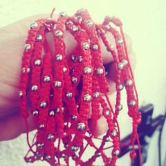 PULSERAS ROJAS MACRAME PROTECCIÓN - comprar online