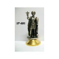 SAN EXPEDITO 8.5 CM METAL PIEZA ITALIANA