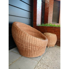 SILLÓN DE MIMBRE BOMBA