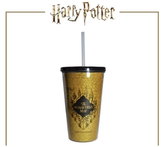 Vaso Glitter Mapa Merodeador - Harry Potter